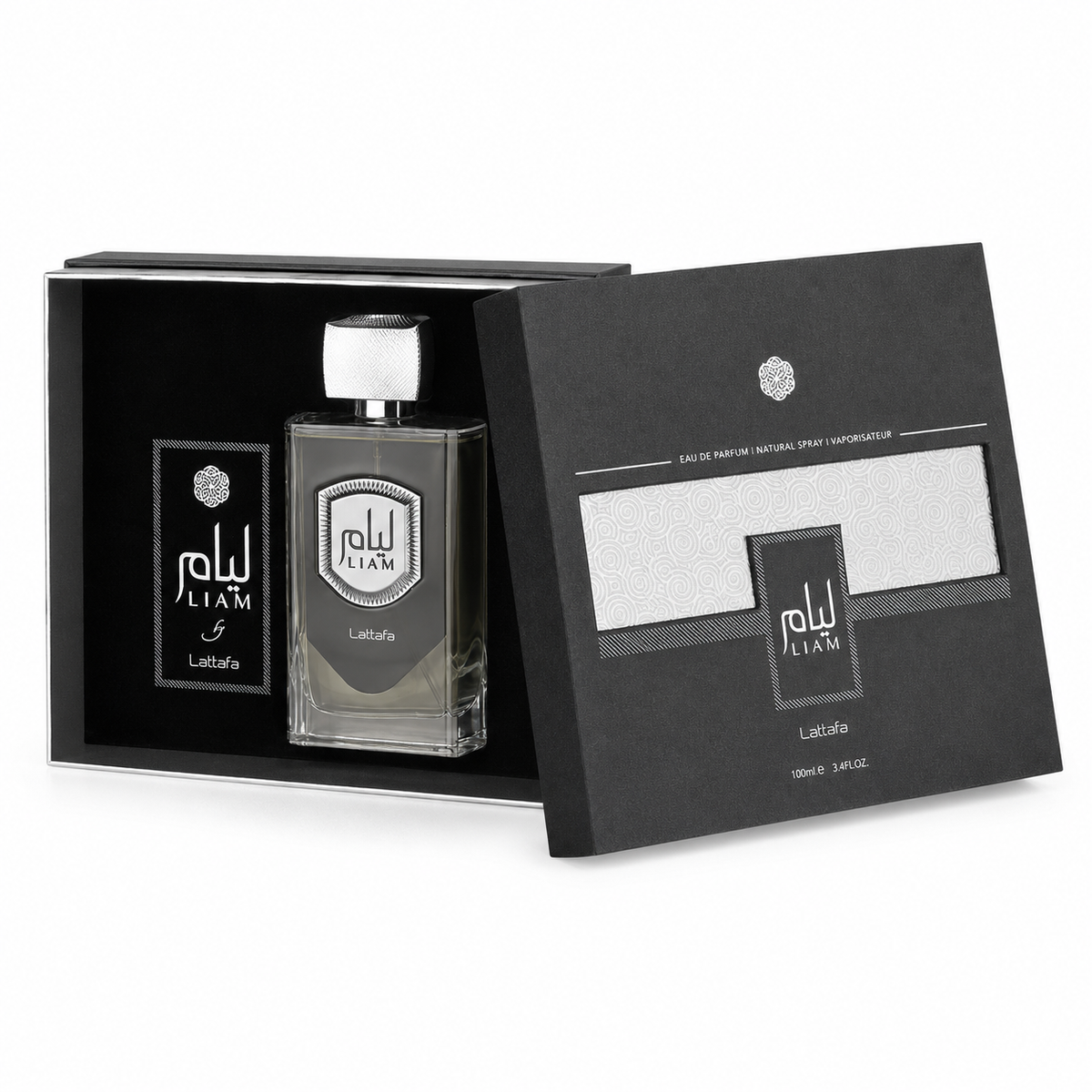 Lattafa Liam Grey – Eau de Parfum Unisexe 100ml