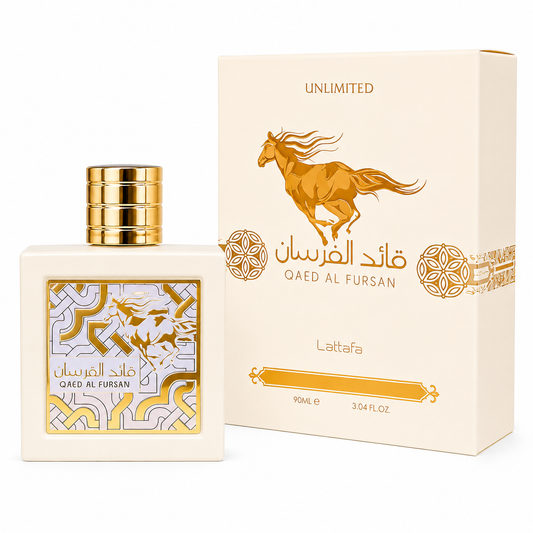 Lattafa Qaed Al Fursan Unlimited White – Eau de Parfum for Women 90ml