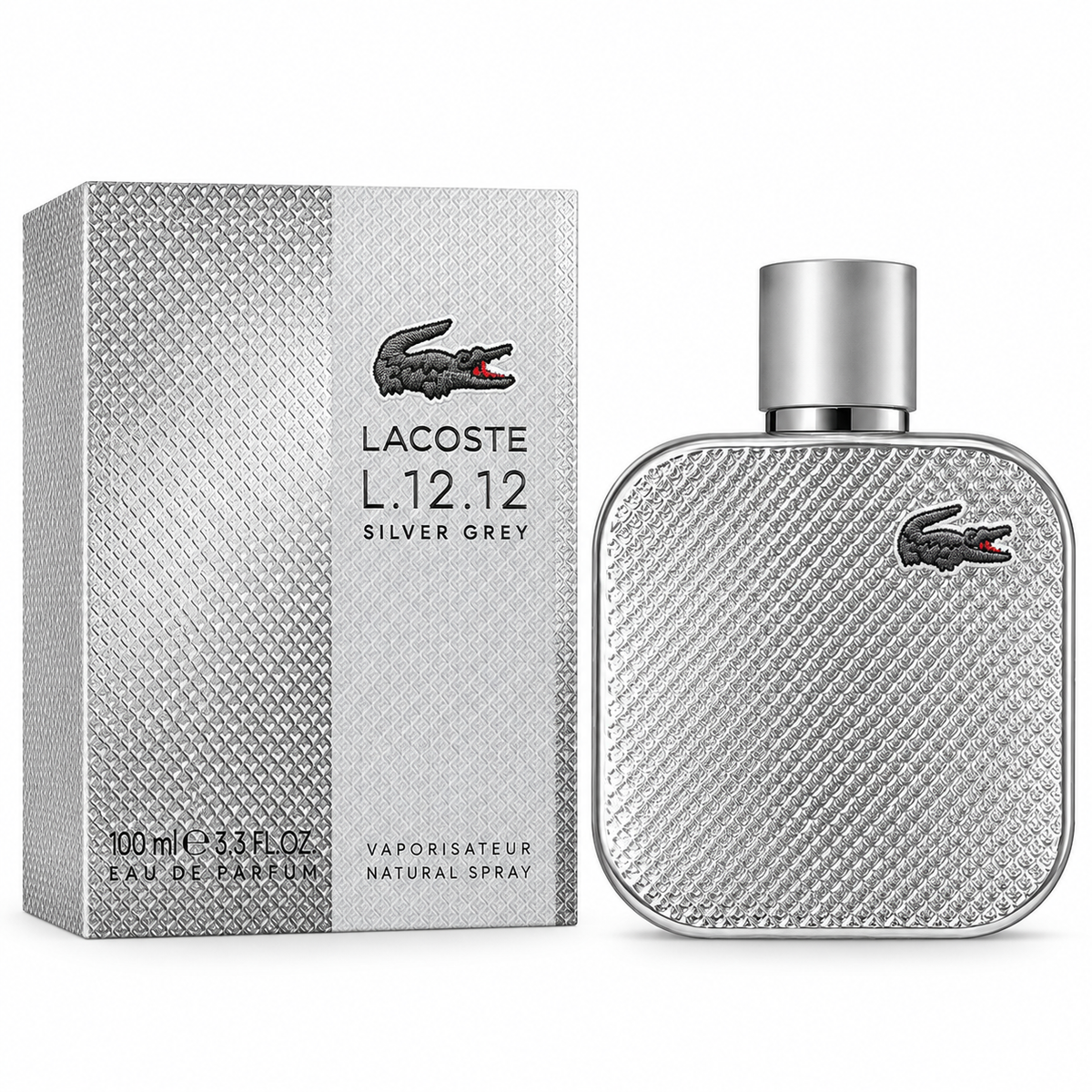 Lacoste Silver Grey – Eau de Parfum Homme 100ml